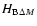 $H_{{\rm B}\Delta M}$