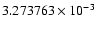 $3.273763 \times 10^{-3}$