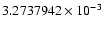 $3.2737942 \times 10^{-3}$