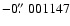 $-0\hbox{$.\!\!^{\prime\prime}$ }001147$
