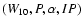 $(W_{10},P,\alpha,IP)$