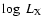 $\log~L_{\rm X}$