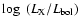 $\log~ (L_{\rm X}/L_{\rm bol})$