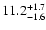 $\rm 11.2_{-1.6 }^{+1.7 }$