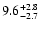 $\rm 9.6_{-2.7 }^{+2.8 }$