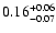 $\rm0.16_{-0.07 }^{+0.06 }$