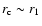 $r_{\rm c}\sim r_1$