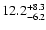 $\rm 12.2_{-6.2 }^{+8.3 }$
