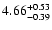 $\rm 4.66_{-0.39 }^{+0.53 }$