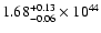 $\rm 1.68_{-0.06 }^{+0.13 }\times10^{44}$