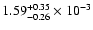 $\rm 1.59_{-0.26 }^{+0.35 }\times10^{-3}$