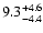 $\rm 9.3_{-4.4 }^{+4.6 }$
