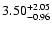 $\rm 3.50_{-0.96 }^{+2.05 }$