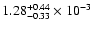 $\rm 1.28_{-0.33 }^{+0.44 }\times10^{-3}$
