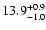 $\rm 13.9_{-1.0 }^{+0.9 }$