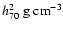 $h_{70}^{2}~ {\rm g~cm^{-3}}$