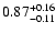 $\rm0.87_{-0.11 }^{+0.16 }$