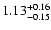 $\rm 1.13_{-0.15 }^{+0.16 }$