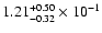 $\rm 1.21_{-0.32 }^{+0.50 } \times 10^{-1}$