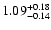 $\rm 1.09_{-0.14 }^{+0.18 }$