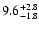 $\rm 9.6_{-1.8 }^{+2.8 }$