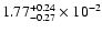 $\rm 1.77_{-0.27 }^{+0.24 } \times 10^{-2}$
