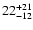 $\rm 22_{-12 }^{+21 }$