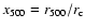 $x_{500}= r_{500}/r_{\rm c}$