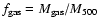 $f_{\rm gas} = M_{\rm gas}/M_{500} $