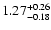 $\rm 1.27_{-0.18 }^{+0.26 }$
