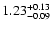 $\rm 1.23_{-0.09}^{+0.13}$
