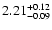$\rm 2.21_{-0.09}^{+0.12}$