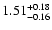 $\rm 1.51_{-0.16}^{+0.18}$