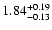 $\rm 1.84_{-0.13}^{+0.19}$