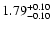 $\rm 1.79_{-0.10}^{+0.10}$