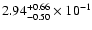 $\rm 2.94_{-0.50}^{+0.66} \times 10^{-1}$
