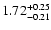 $\rm 1.72_{-0.21}^{+0.25}$