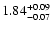 $\rm 1.84_{-0.07}^{+0.09}$