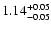 $\rm 1.14_{-0.05}^{+0.05}$