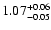 $\rm 1.07_{-0.05}^{+0.06}$