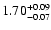 $\rm 1.70_{-0.07}^{+0.09}$