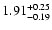 $\rm 1.91_{-0.19}^{+0.25}$