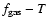 $f_{\rm gas}-T$
