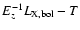 $E_z^{-1}L_{\rm X,bol}-T$