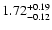 $\rm 1.72_{-0.12}^{+0.19}$