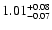 $\rm 1.01_{-0.07}^{+0.08}$