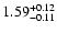 $\rm 1.59_{-0.11}^{+0.12}$
