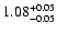 $\rm 1.08_{-0.05}^{+0.05}$