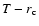 $T-r_{\rm c}$