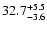 $\rm 32.7 _{-3.6 }^{+5.5 }$